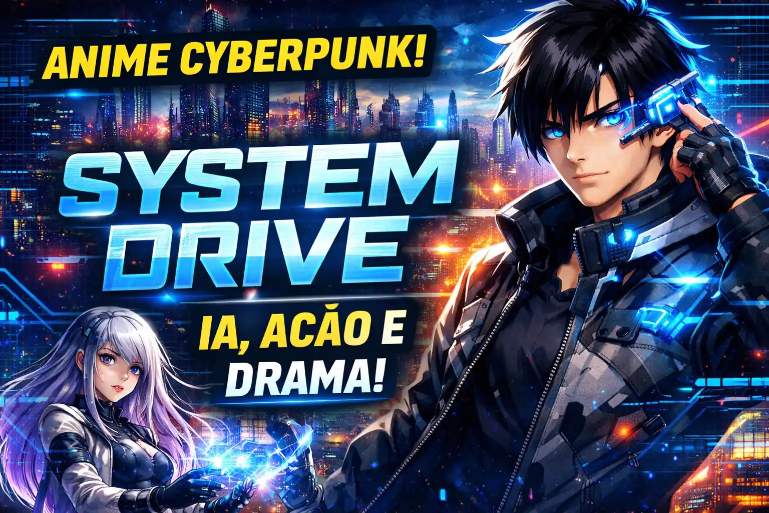 System Drive: Anime Cyberpunk Que Mistura IA, Ação e Drama
